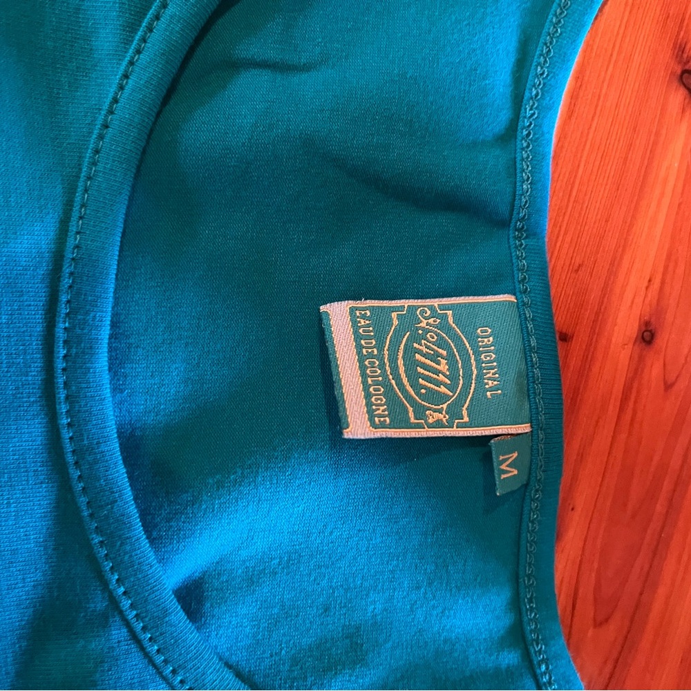 Blue Long Sleeve Graphic Tee NWOT - Picture 3 of 4